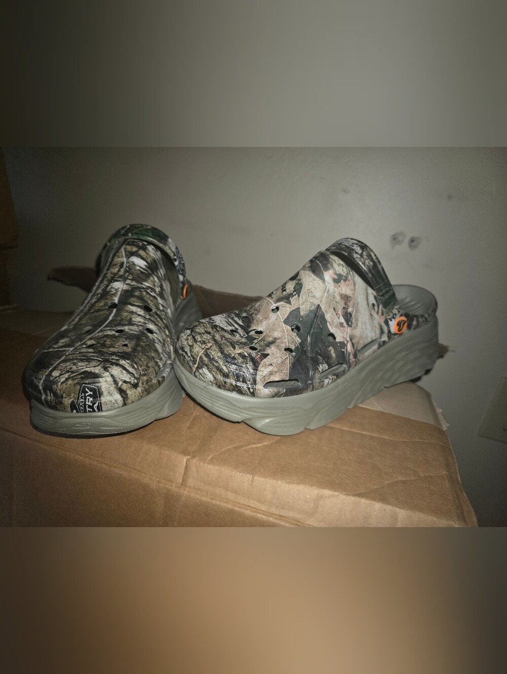 SKECHERS Foamies Max Cushioning Hidden Tones Mossy Oak Clog new